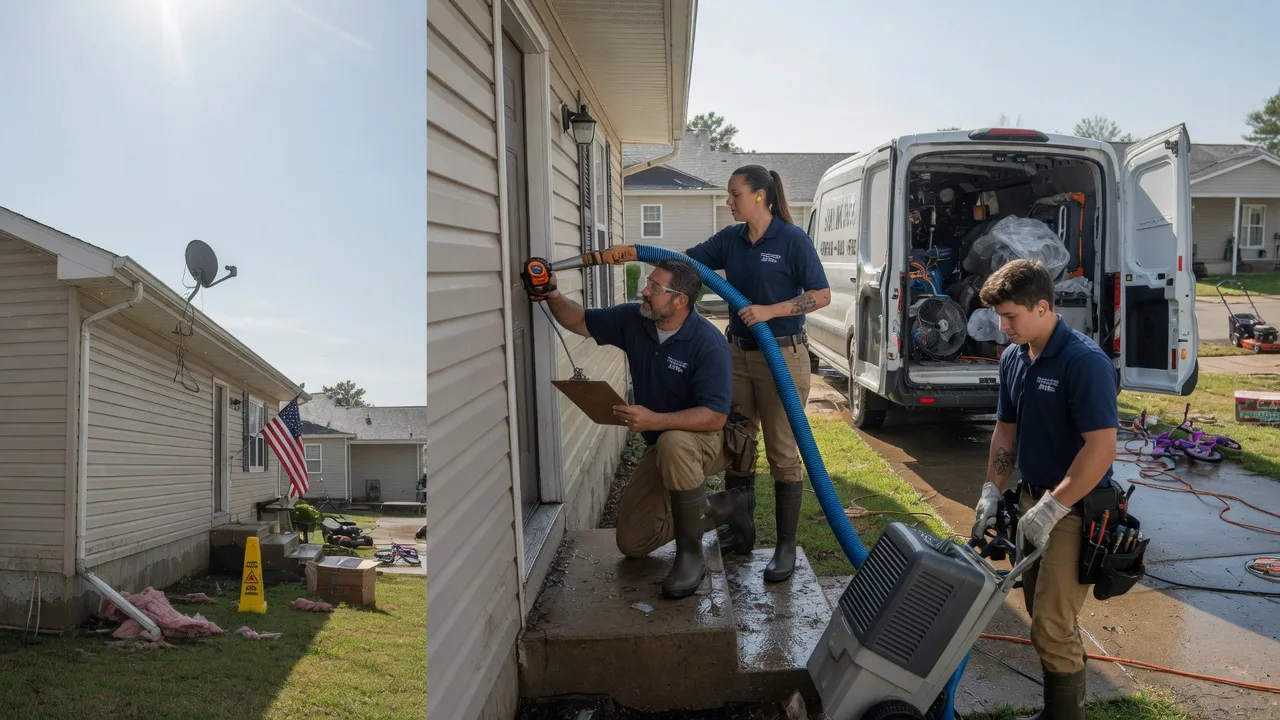 Ceiling Water Damage Restoration in Rankin, TX near me